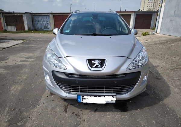 Peugeot 308 cena 13900 przebieg: 234000, rok produkcji 2008 z Konin małe 352